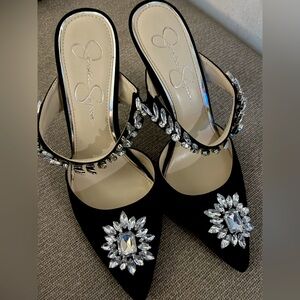 Rhinestone heels